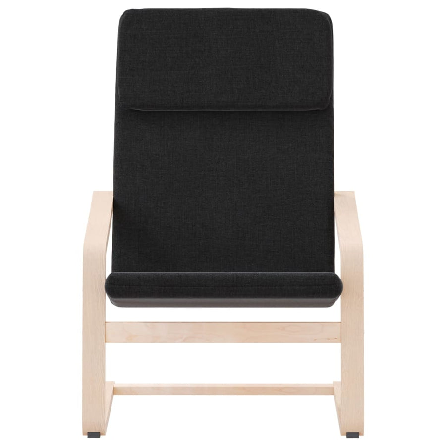 Relaxstoel Stof Zwart en bruin