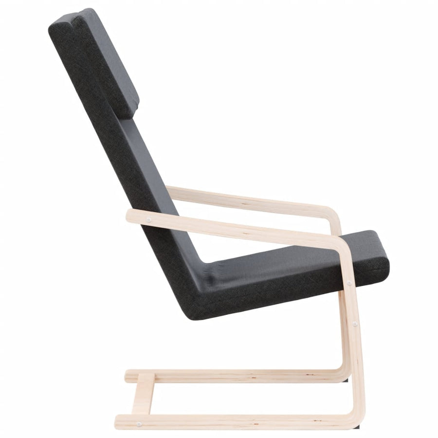 Relaxstoel Stof Zwart en bruin