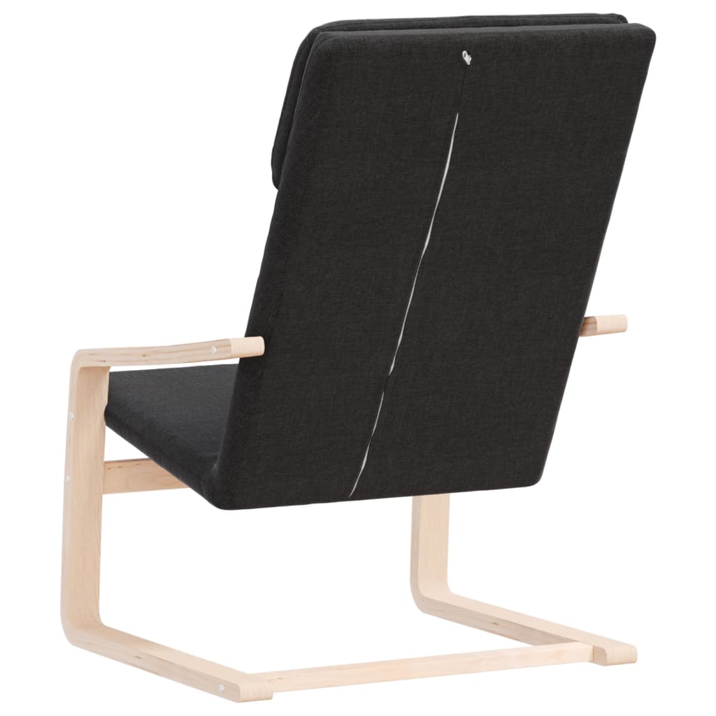 Relaxstoel Stof Zwart en bruin