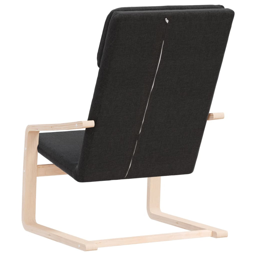 Relaxstoel Stof Zwart en bruin