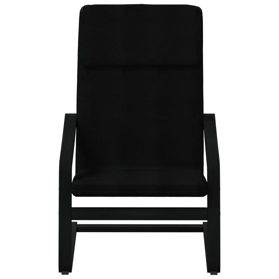 Relaxstoel Stof Zwart