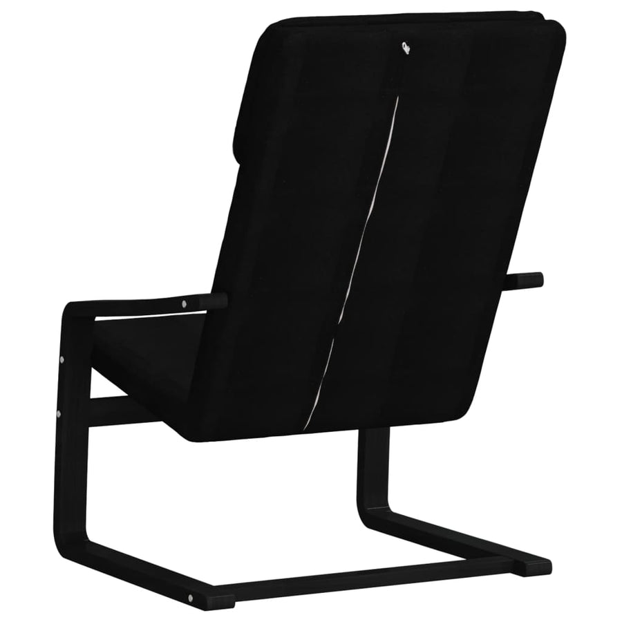 Relaxstoel Stof Zwart