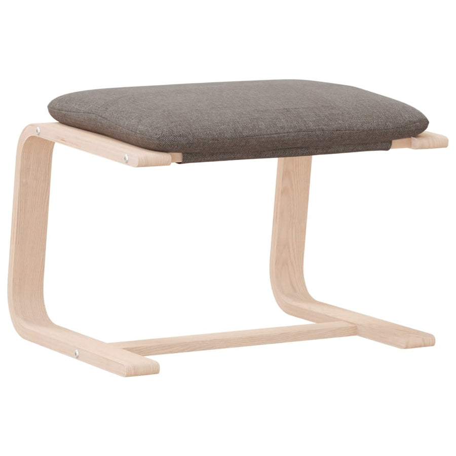 Voetenbank 51X41X40 Cm Stof Taupe