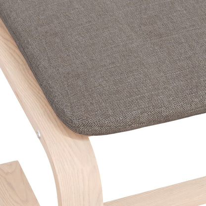 Voetenbank 51X41X40 Cm Stof Taupe