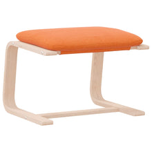 Voetenbank 51X41X40 Cm Stof Donkergeel