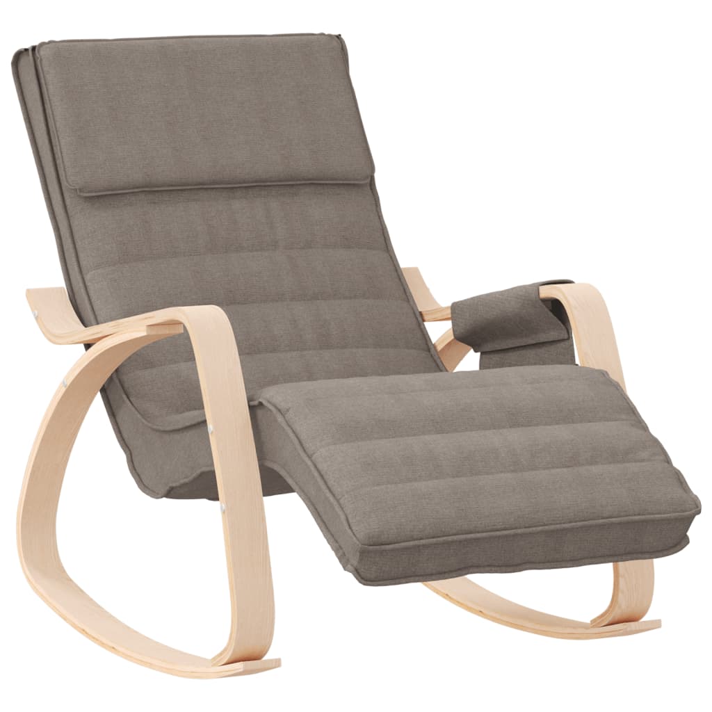 Schommelstoel Stof Taupe