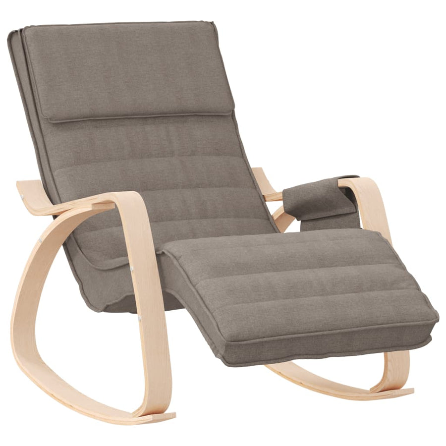 Schommelstoel Stof Taupe