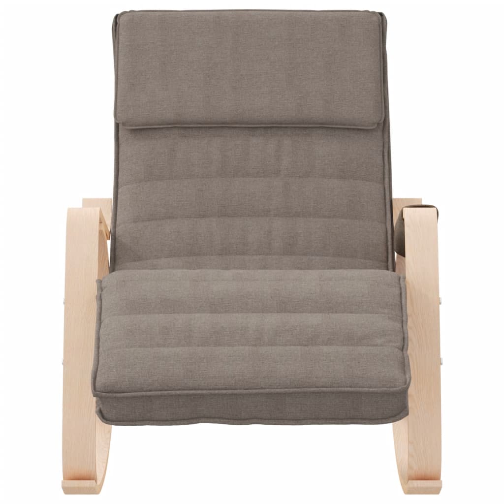 Schommelstoel Stof Taupe