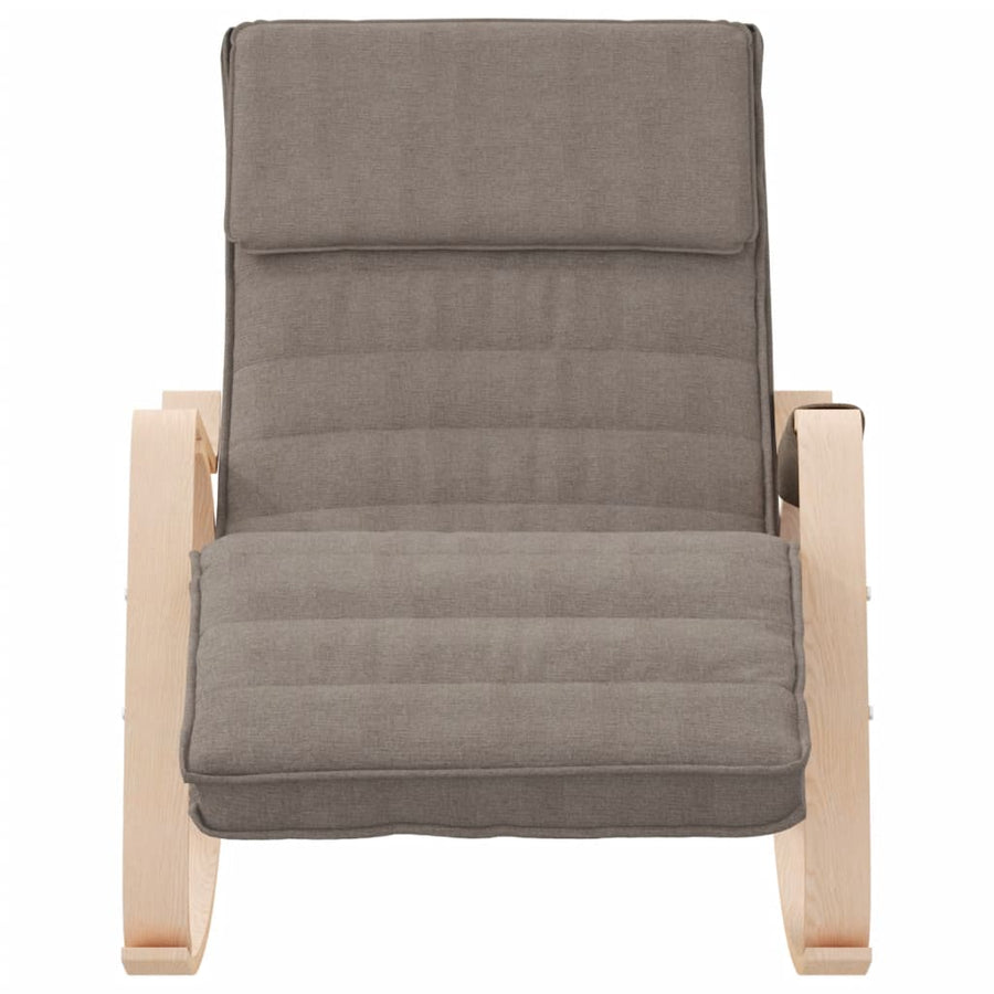 Schommelstoel Stof Taupe