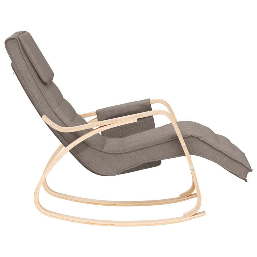 Schommelstoel Stof Taupe