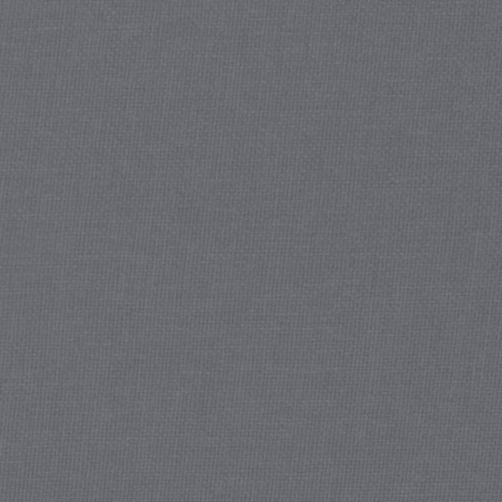 Voetenbank 51X41X40 Cm Stof Donkergrijs