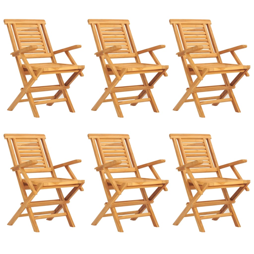7-Delige Tuinset Massief Teakhout 6