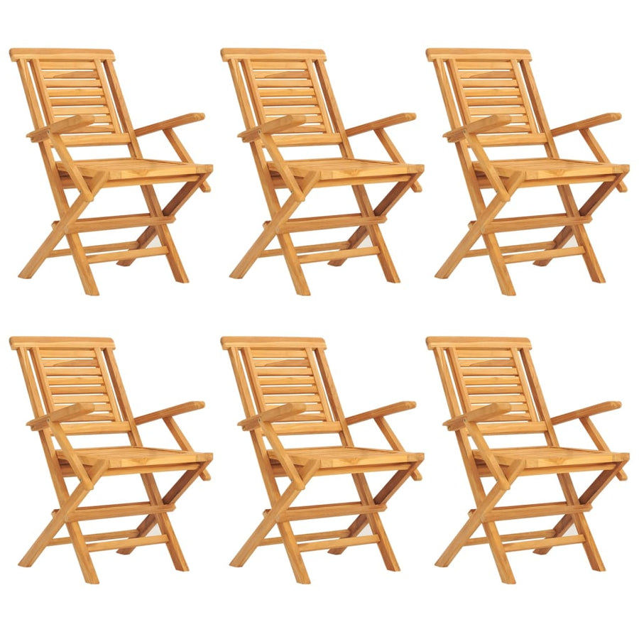 7-Delige Tuinset Massief Teakhout 6