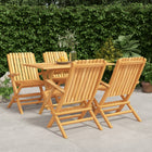 5-piece solid teak garden set