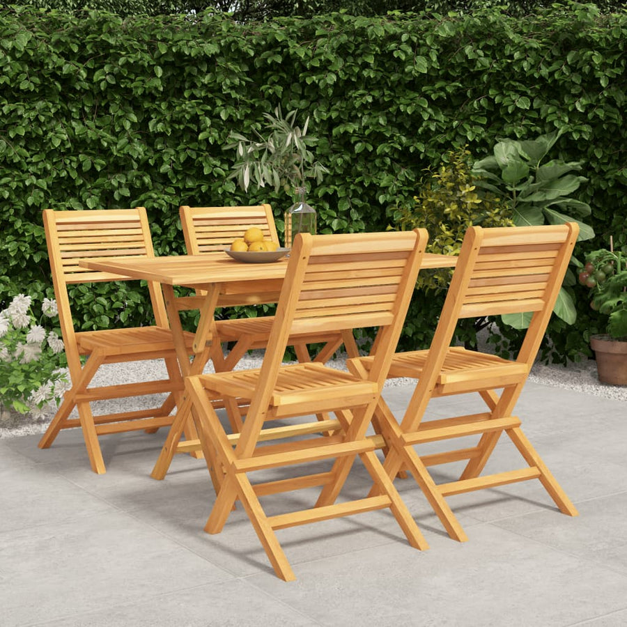 5-Delige Tuinset Massief Teakhout 4