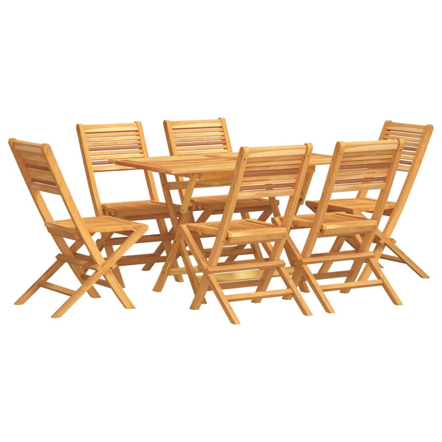 7-Delige Tuinset Massief Teakhout 6