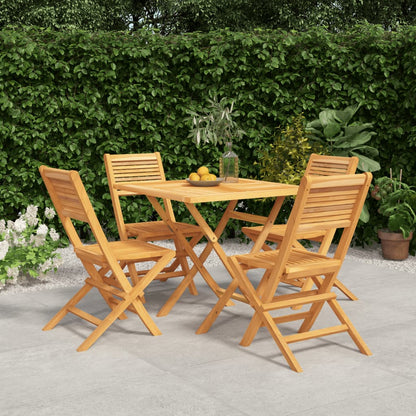 5-Delige Tuinset Massief Teakhout 1