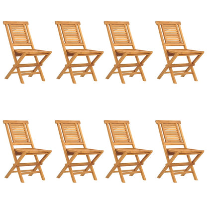 Tuinstoelen Inklapbaar 47X63X90 Cm Massief Teakhout 8