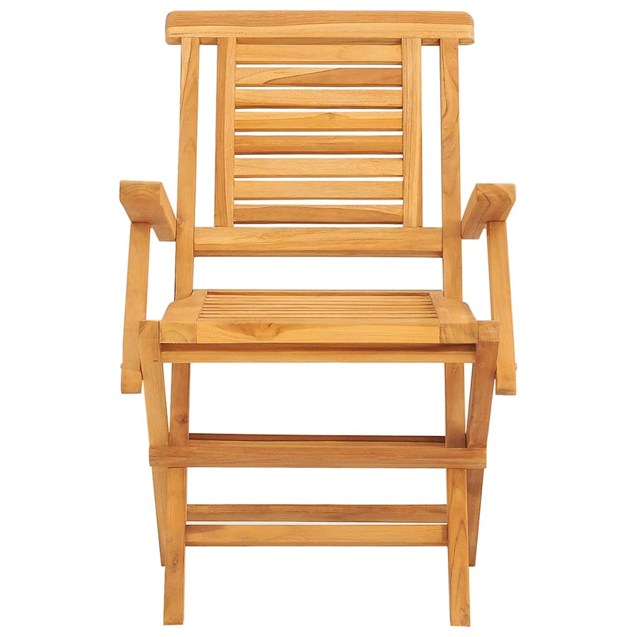 Tuinstoelen Inklapbaar 56X63X90 Cm Massief Teakhout 4