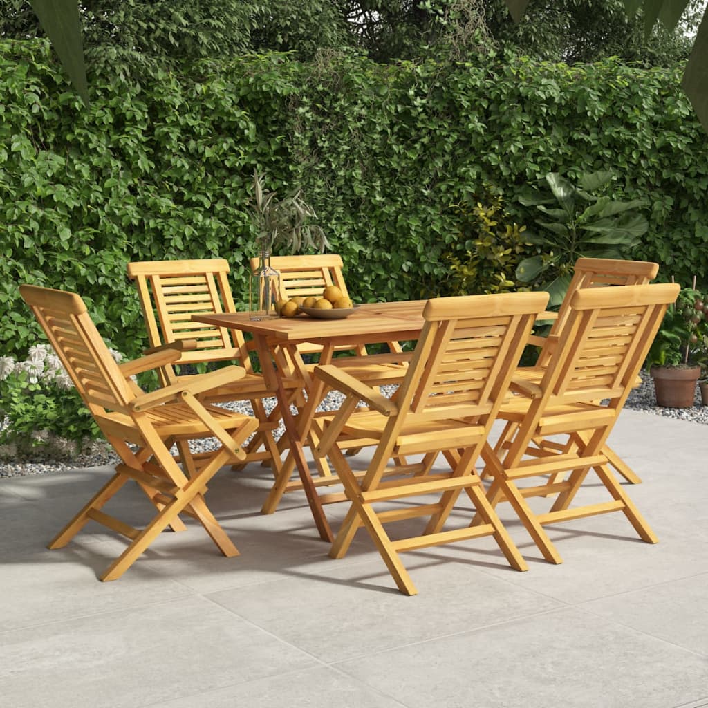 Tuinstoelen Inklapbaar 56X63X90 Cm Massief Teakhout 6