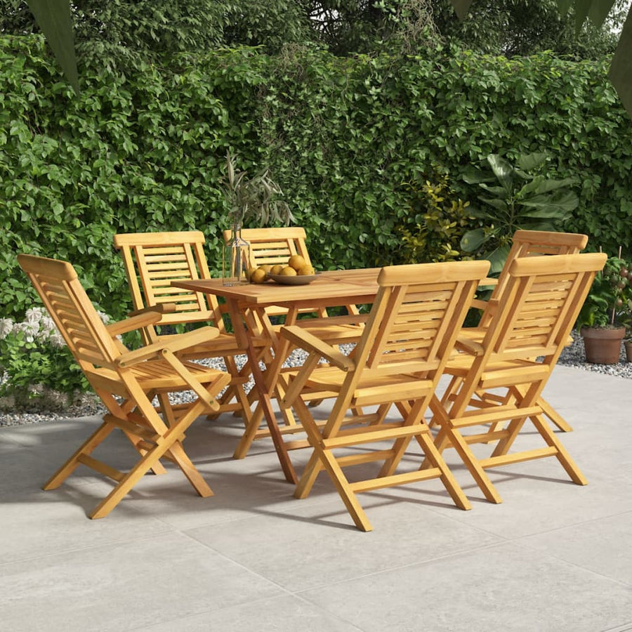 Tuinstoelen Inklapbaar 56X63X90 Cm Massief Teakhout 6