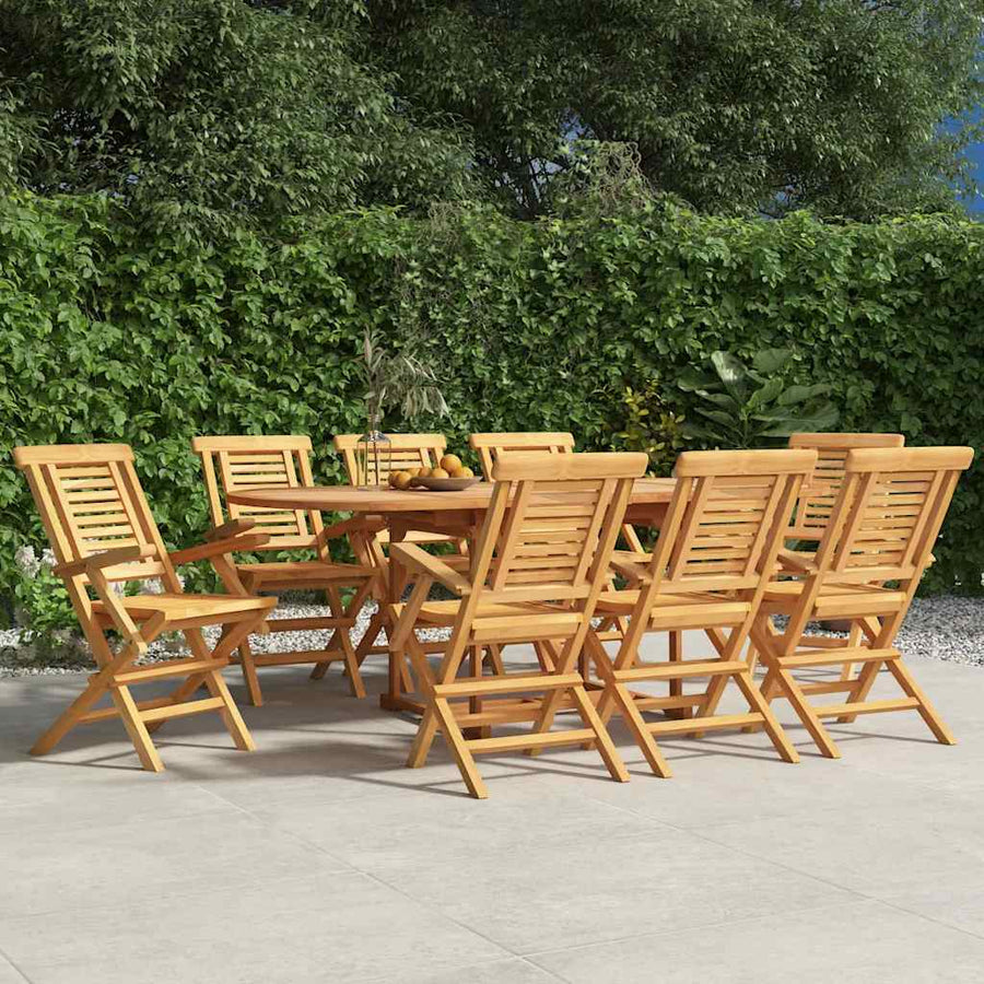 Tuinstoelen Inklapbaar 56X63X90 Cm Massief Teakhout 8
