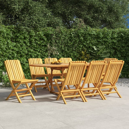 Tuinstoelen Inklapbaar 47X47X9 Cm Massief Teakhout 8 Zonder armleuning