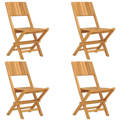 Tuinstoelen Inklapbaar 7X61X90 Cm Massief Teakhout 4 Zonder armleuning