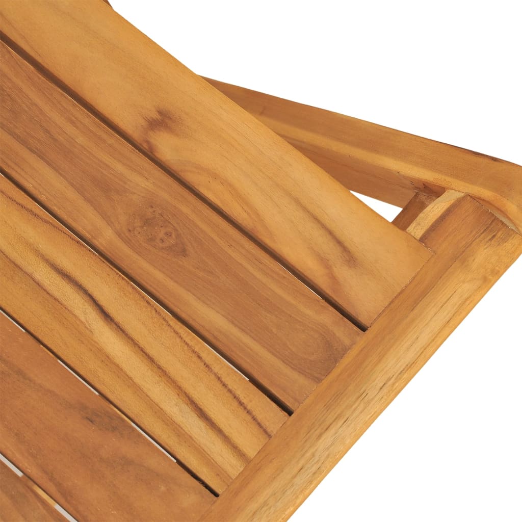 Tuinstoelen Inklapbaar 7X61X90 Cm Massief Teakhout 4 Zonder armleuning