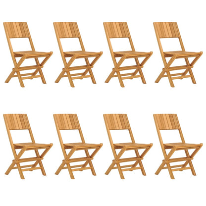 Tuinstoelen Inklapbaar 47X61X90 Cm Massief Teakhout 8 Zonder armleuning