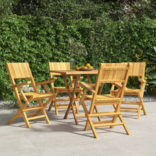 Tuinstoelen Inklapbaar 55X61X90 Cm Massief Teakhout 4 Met armleuning