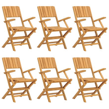 Tuinstoelen Inklapbaar 55X1X90 Cm Massief Teakhout 6 Met armleuning