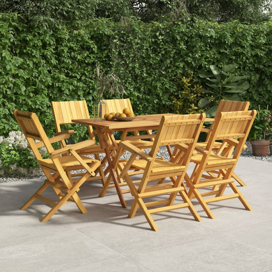 Tuinstoelen Inklapbaar 55X1X90 Cm Massief Teakhout 6 Met armleuning