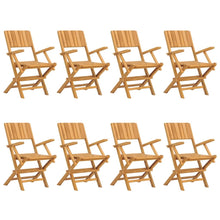 Tuinstoelen Inklapbaar 55X61X90 Cm Massief Teakhout 8 Met armleuning