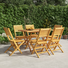 Foldable Garden Chairs 47x62x90 cm Solid Teakwood 6