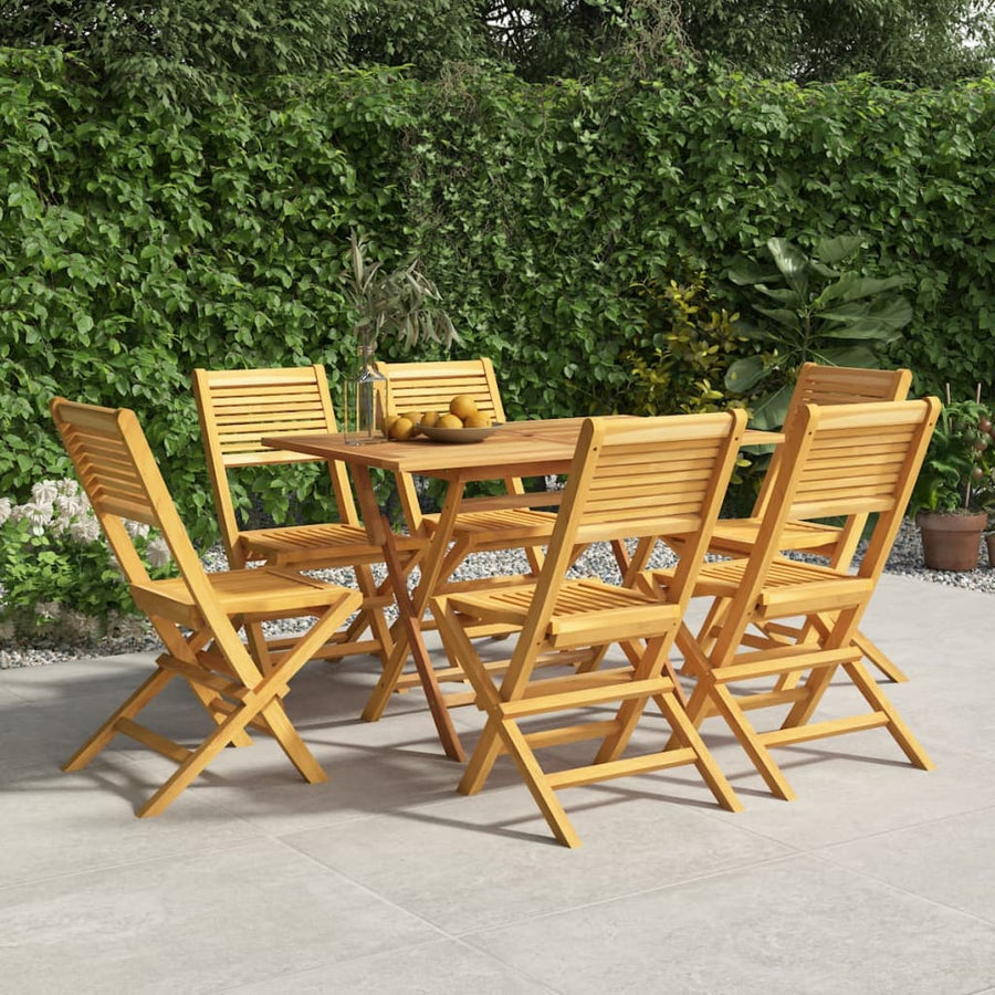 Tuinstoelen Inklapbaar 47X62X90 Cm Massief Teakhout 6