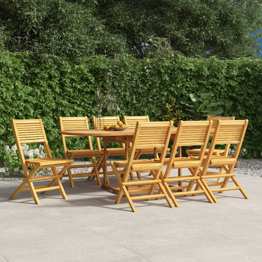 Tuinstoelen Inklapbaar 47X62X90 Cm Massief Teakhout 8