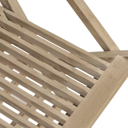 Tuinstoelen Inklapbaar 56X61X89 Cm Massief Teakhout Grijs 4