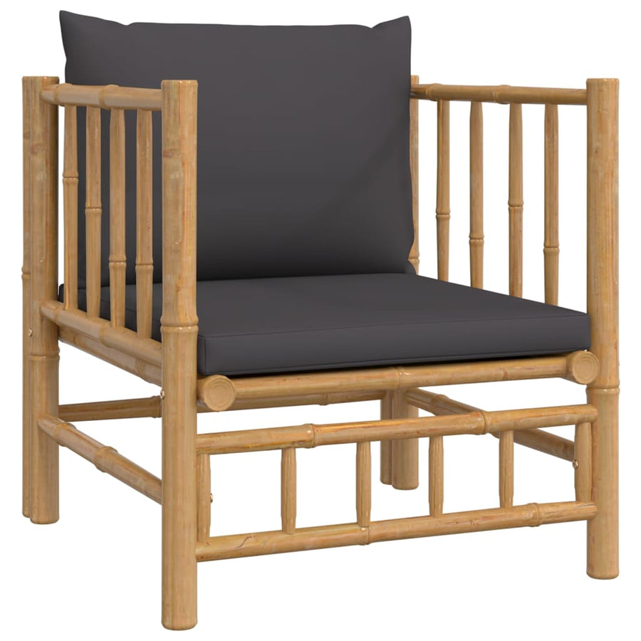 8-Delige Loungeset Met Kussens Bamboe 1