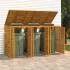 Afvalbakberging 210x89x117 cm massief acaciahout