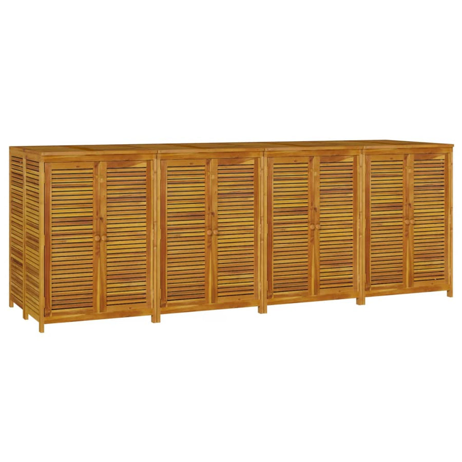Tuinbox massief acaciahout 280 x 87 x 104 cm