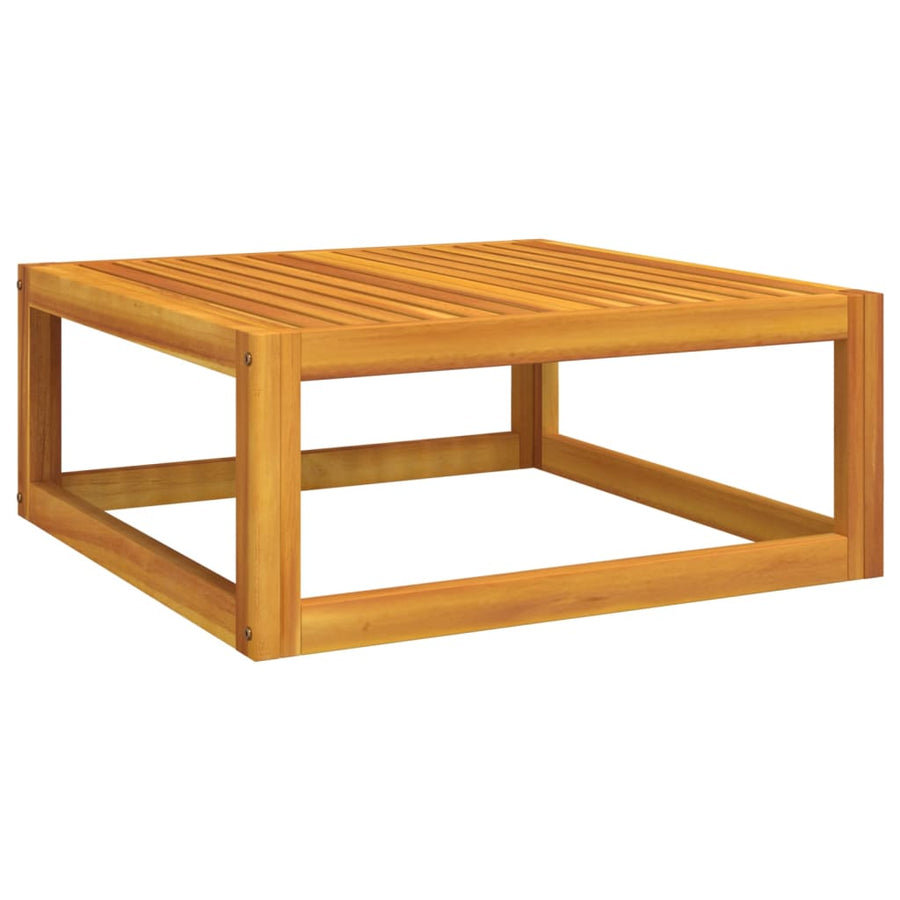 6-delige Loungeset met taupe kussens massief hout