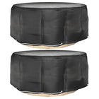 Garden Furniture Covers with 10 Eyelets 2 pcs round Ø 260x90 cm