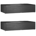 Tuinmeubelhoes 315x180x75 cm zwart