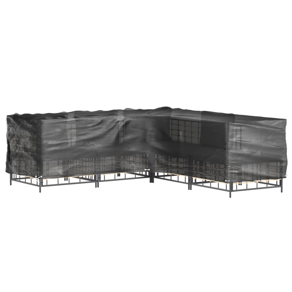 Tuinmeubelhoezen L-Vormig 1 Oogjes 2 185 x 185 x 90 cm