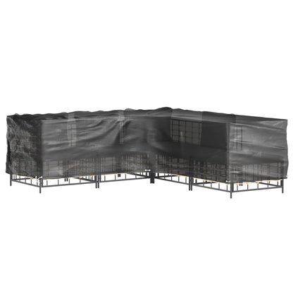 Tuinmeubelhoezen L-Vormig 1 Oogjes 2 185 x 185 x 90 cm