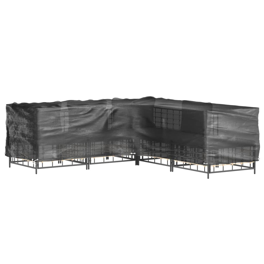 Tuinmeubelhoezen L-Vormig 16 Oogjes 2 250 x 250 x 70 cm