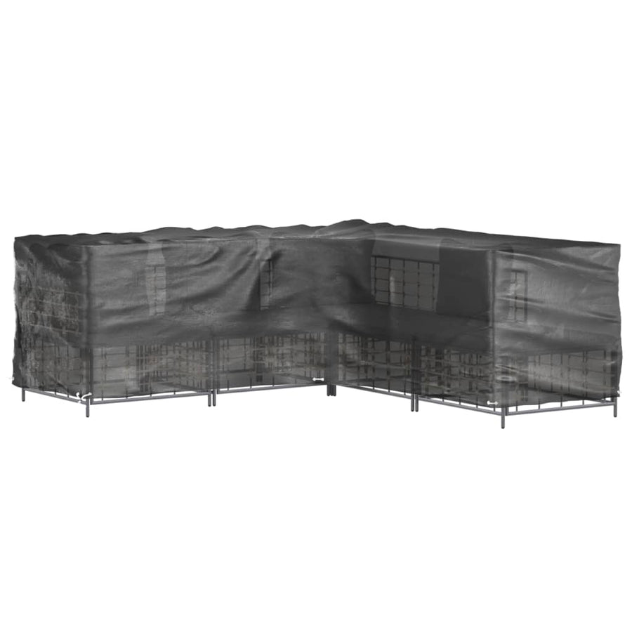 Tuinmeubelhoezen L-Vormig 16 Oogjes 2 285 x 285 x 90 cm