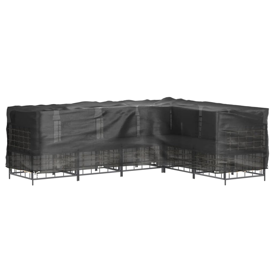 Tuinmeubelhoezen L-Vormig 18 Oogjes 2 285 x 220 x 80 cm