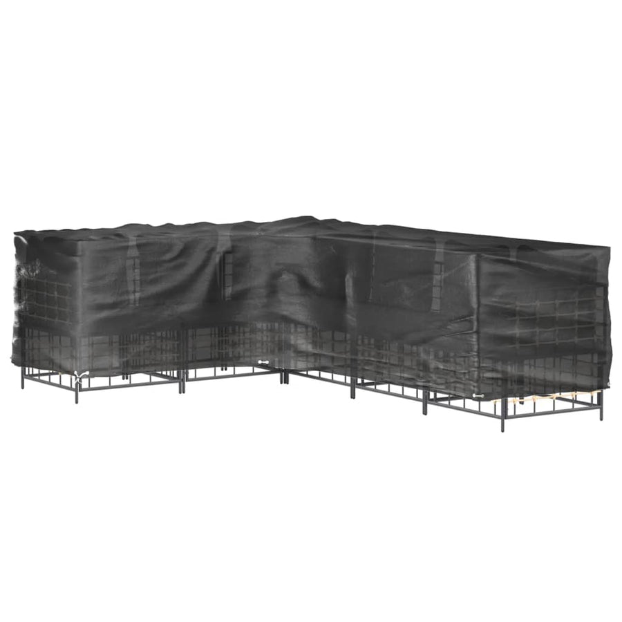 Tuinmeubelhoezen L-Vormig 16 Oogjes 2 210 x 260 x 80 cm